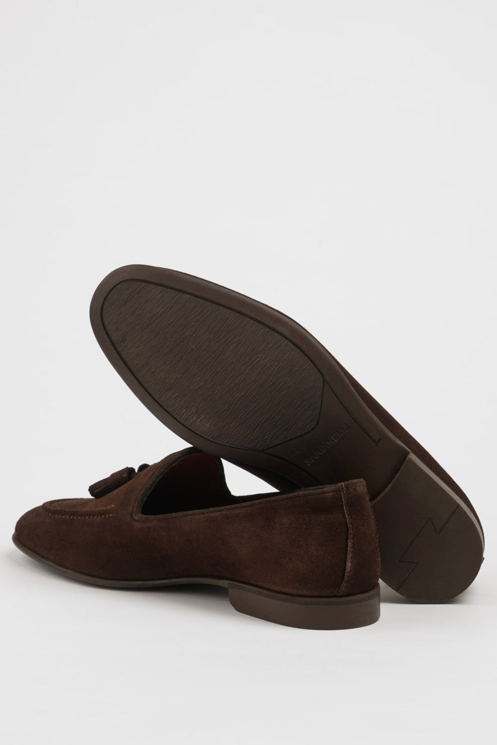 Elegant brown suede dress shoes by Mazonni designed for formal and smart casual outfits